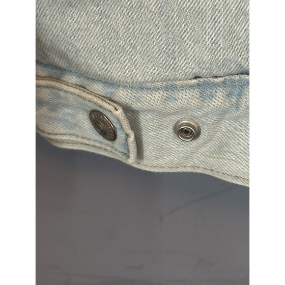 Vintage Levis Jacket Mens 2XL Blue Sherpa Lined Denim Trucker 90s USA Made - Picture 8 of 14